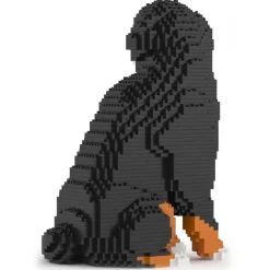 Jekca - Bernese Mountain Dog 05B (version 2024) - Big - Lego - Sculpture - Construction - 4D - Brick Animals - Toys - Avvenice