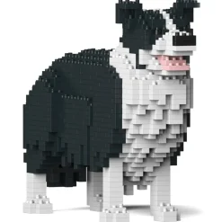 Jekca - Border Collie 01-M01 - Big - Lego - Sculpture - Construction - 4D - Brick Animals - Toys - Avvenice