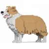 Jekca - Border Collie 01-M03 - Big - Lego - Sculpture - Construction - 4D - Brick Animals - Toys - Avvenice