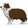 Jekca - Border Collie 01-M02 - Big - Lego - Sculpture - Construction - 4D - Brick Animals - Toys - Avvenice
