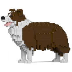 Jekca - Border Collie 01-M02 - Big - Lego - Sculpture - Construction - 4D - Brick Animals - Toys - Avvenice
