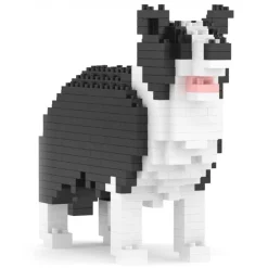 Jekca - Border Collie Mini 01 - Big - Lego - Sculpture - Construction - 4D - Brick Animals - Toys - Avvenice