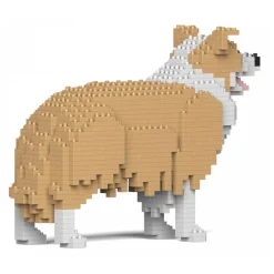 Jekca - Border Collie 01S-M03 - Lego - Sculpture - Construction - 4D - Brick Animals - Toys - Avvenice