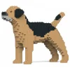 Jekca - Border Terrier 01-M01 - Big - Lego - Sculpture - Construction - 4D - Brick Animals - Toys - Avvenice