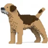 Jekca - Border Terrier 01S-M02 - Lego - Sculpture - Construction - 4D - Brick Animals - Toys - Avvenice