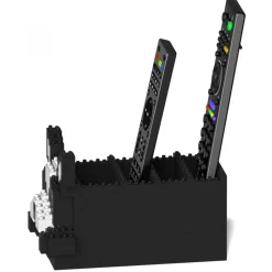 Jekca - Boston Terrier Remote Control Rack 01S - Lego - Sculpture - Construction - 4D - Brick Animals - Toys - Avvenice