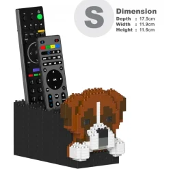 Jekca - Boxer Remote Control Rack 01S - Lego - Sculpture - Construction - 4D - Brick Animals - Toys - Avvenice