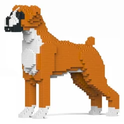 Jekca - Boxer 01S-M02 - Lego - Sculpture - Construction - 4D - Brick Animals - Toys - Avvenice
