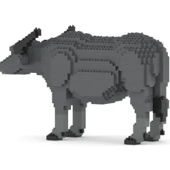 Jekca - Buffalo 01 - Big - Lego - Sculpture - Construction - 4D - Brick Animals - Toys - Avvenice