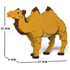 Jekca - Camel 01S - Lego - Sculpture - Construction - 4D - Brick Animals - Toys - Avvenice