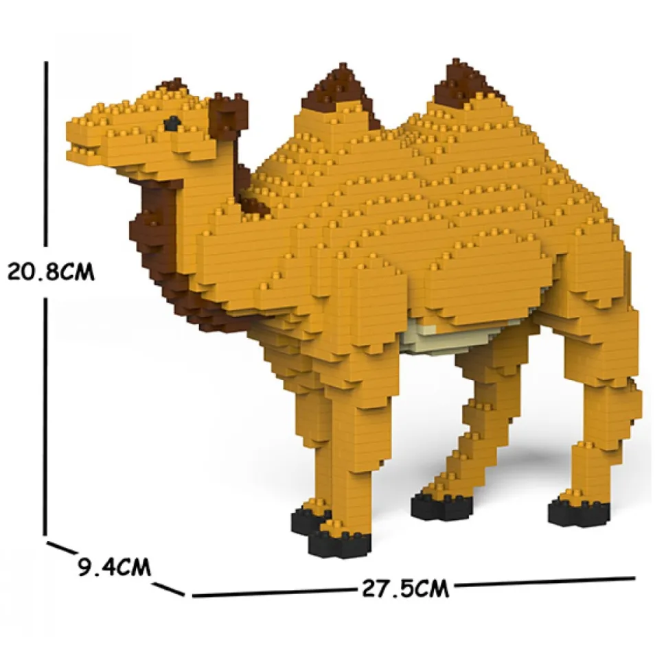 Jekca - Camel 01S - Lego - Sculpture - Construction - 4D - Brick Animals - Toys - Avvenice