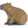 Jekca - Capybara 01 - Big - Lego - Sculpture - Construction - 4D - Brick Animals - Toys - Avvenice