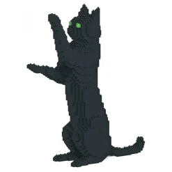 Jekca - Cat 15S-M02 - Lego - Sculpture - Construction - 4D - Brick Animals - Toys - Avvenice