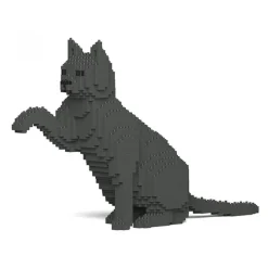 Jekca - Cat 08S-M03 - Lego - Sculpture - Construction - 4D - Brick Animals - Toys - Avvenice