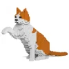 Jekca - Cat 12S-M03 - Lego - Sculpture - Construction - 4D - Brick Animals - Toys - Avvenice