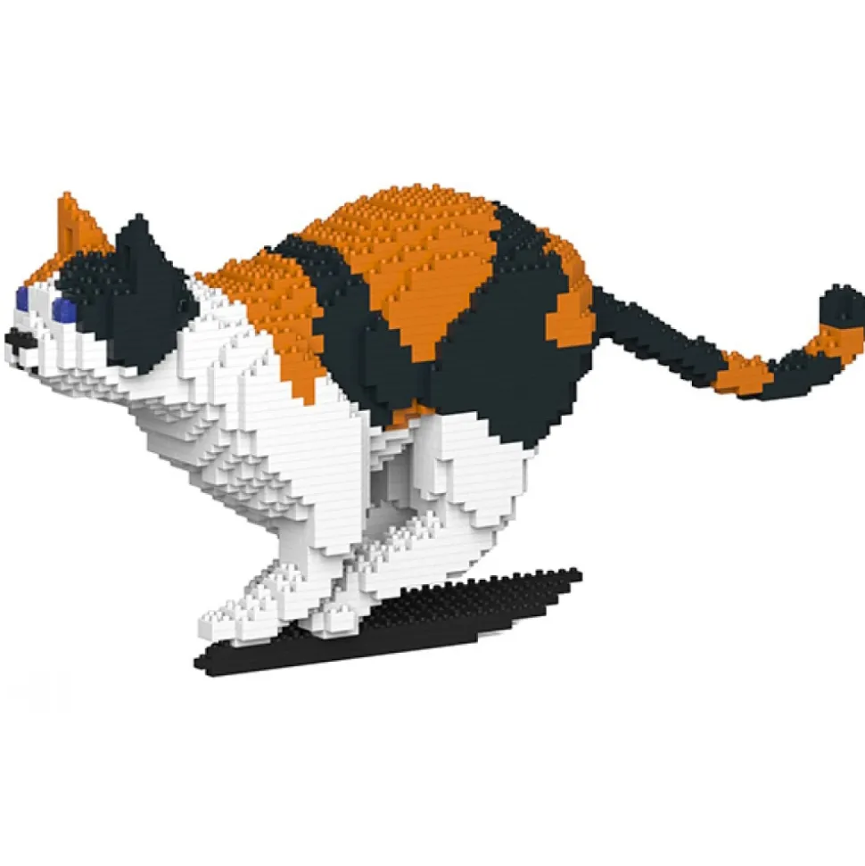 Jekca - Cat 20S-M01 - Lego - Sculpture - Construction - 4D - Brick Animals - Toys - Avvenice