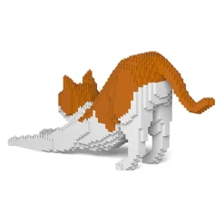 Jekca - Cat 13S-M03 - Lego - Sculpture - Construction - 4D - Brick Animals - Toys - Avvenice