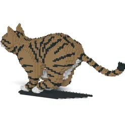 Jekca - Cat 18S-M04 - Lego - Sculpture - Construction - 4D - Brick Animals - Toys - Avvenice