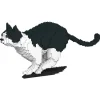 Jekca - Cat 21S-M01 - Lego - Sculpture - Construction - 4D - Brick Animals - Toys - Avvenice