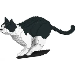 Jekca - Cat 21S-M01 - Lego - Sculpture - Construction - 4D - Brick Animals - Toys - Avvenice
