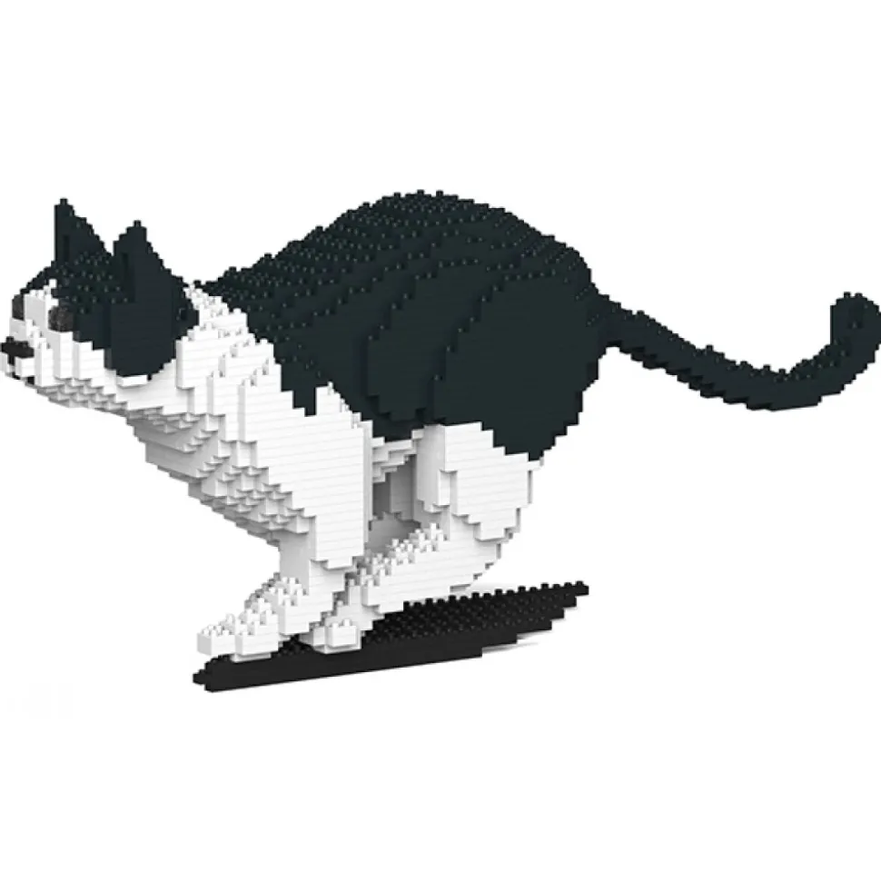 Jekca - Cat 21S-M01 - Lego - Sculpture - Construction - 4D - Brick Animals - Toys - Avvenice