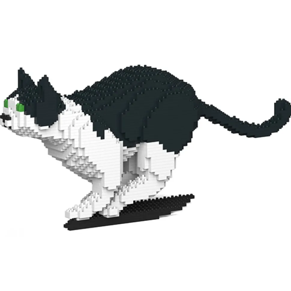 Jekca - Cat 21S-M01 - Lego - Sculpture - Construction - 4D - Brick Animals - Toys - Avvenice
