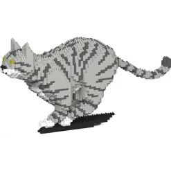 Jekca - Cat 18S-M03 - Lego - Sculpture - Construction - 4D - Brick Animals - Toys - Avvenice