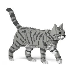 Jekca - Cat 03S-M03 - Lego - Sculpture - Construction - 4D - Brick Animals - Toys - Avvenice