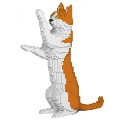 Jekca - Cat 22S-M01 - Lego - Sculpture - Construction - 4D - Brick Animals - Toys - Avvenice