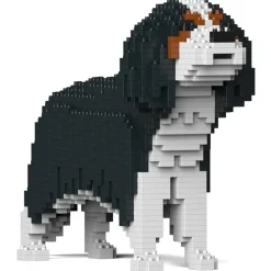 Jekca - Cavalier King Charles Spaniel 01-M03 - Big - Lego - Sculpture - Construction - 4D - Brick Animals - Toys - Avvenice