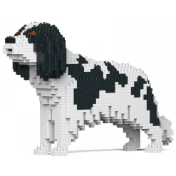 Jekca - Cavalier King Charles Spaniel 01S-M02 - Lego - Sculpture - Construction - 4D - Brick Animals - Toys - Avvenice
