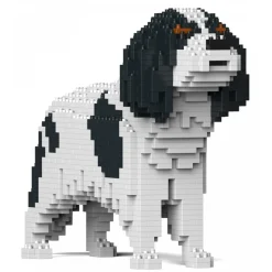 Jekca - Cavalier King Charles Spaniel 01S-M02 - Lego - Sculpture - Construction - 4D - Brick Animals - Toys - Avvenice