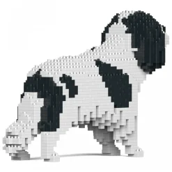 Jekca - Cavalier King Charles Spaniel 01S-M02 - Lego - Sculpture - Construction - 4D - Brick Animals - Toys - Avvenice