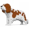 Jekca - Cavalier King Charles Spaniel 01-M01 - Big - Lego - Sculpture - Construction - 4D - Brick Animals - Toys - Avvenice
