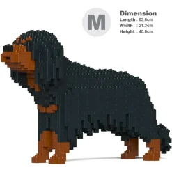 Jekca - Cavalier King Charles Spaniel 01-M04 - Big - Lego - Sculpture - Construction - 4D - Brick Animals - Toys - Avvenice
