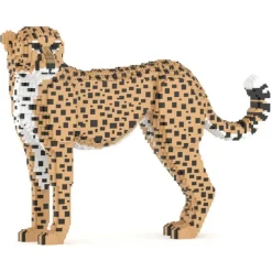Jekca - Cheetah 01 - Big - Lego - Sculpture - Construction - 4D - Brick Animals - Toys - Avvenice