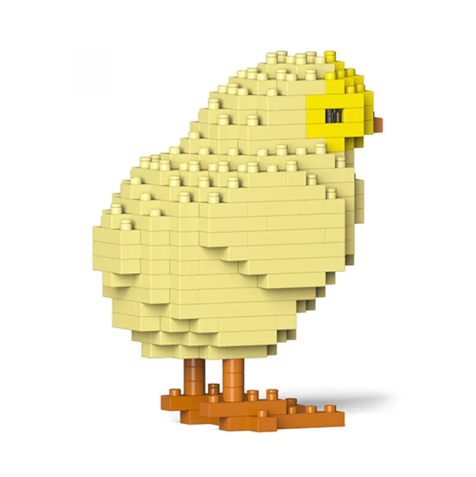 Jekca - Chick 01S - Lego - Sculpture - Construction - 4D - Brick Animals - Toys - Avvenice