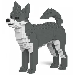 Jekca - Chihuahua 01-M04 - Big - Lego - Sculpture - Construction - 4D - Brick Animals - Toys - Avvenice
