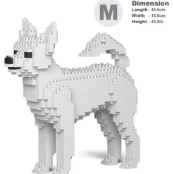 Jekca - Chihuahua 01-M03 - Big - Lego - Sculpture - Construction - 4D - Brick Animals - Toys - Avvenice