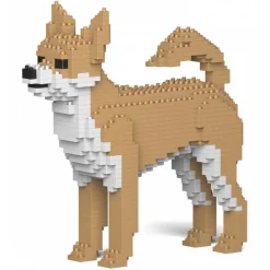 Jekca - Chihuahua 01-M01 - Big - Lego - Sculpture - Construction - 4D - Brick Animals - Toys - Avvenice
