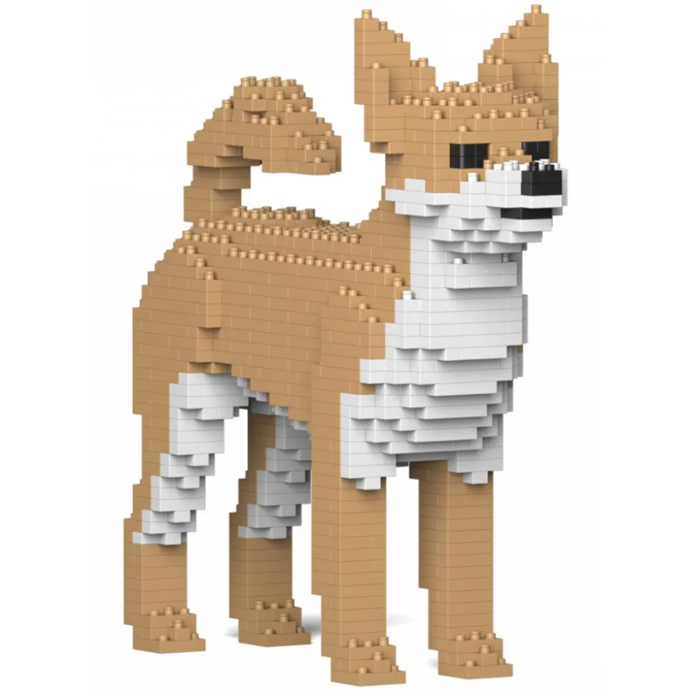 Jekca - Chihuahua 01-M01 - Big - Lego - Sculpture - Construction - 4D - Brick Animals - Toys - Avvenice