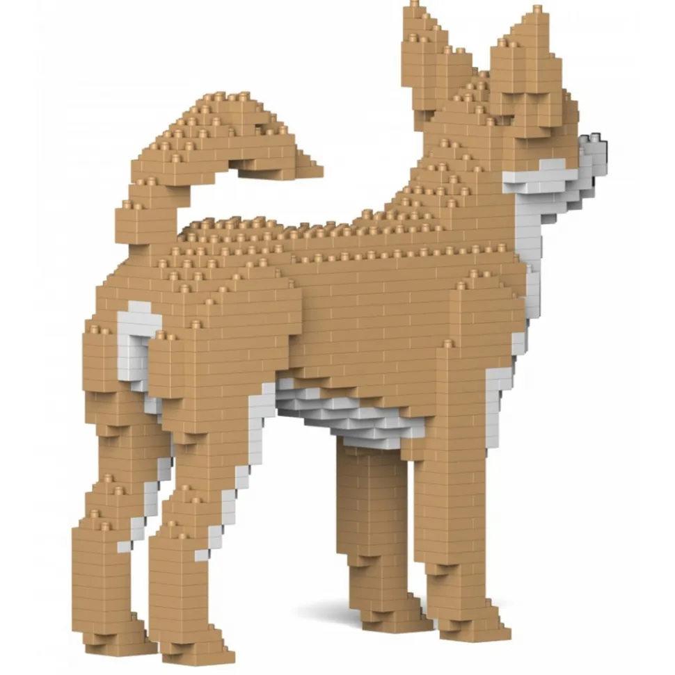Jekca - Chihuahua 01-M01 - Big - Lego - Sculpture - Construction - 4D - Brick Animals - Toys - Avvenice
