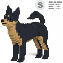 Jekca - Chihuahua 01S-M02 - Lego - Sculpture - Construction - 4D - Brick Animals - Toys - Avvenice