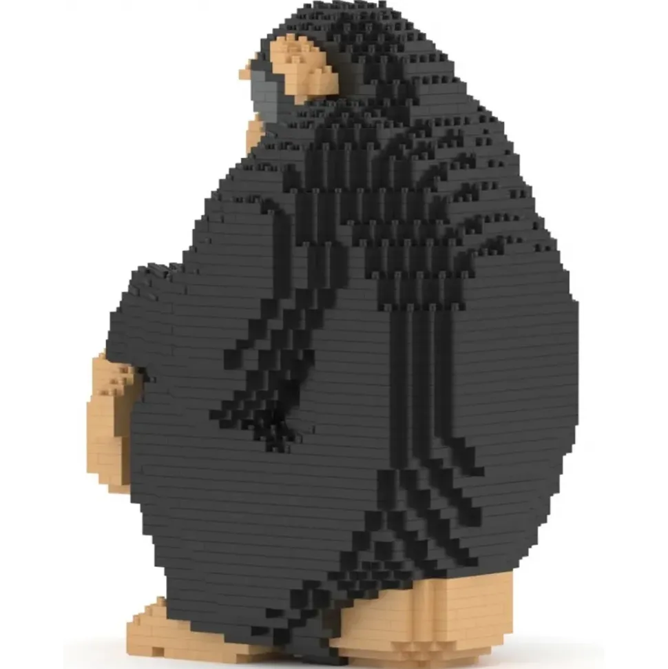 Jekca - Chimpanzee 01 - Big - Lego - Sculpture - Construction - 4D - Brick Animals - Toys - Avvenice