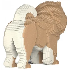 Jekca - Chow Chow 02-M01 - Big - Lego - Sculpture - Construction - 4D - Brick Animals - Toys - Avvenice