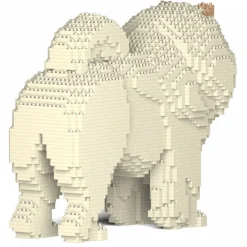 Jekca - Chow Chow 02-M04 - Big - Lego - Sculpture - Construction - 4D - Brick Animals - Toys - Avvenice
