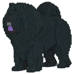 Jekca - Chow Chow 02-M03 - Big - Lego - Sculpture - Construction - 4D - Brick Animals - Toys - Avvenice