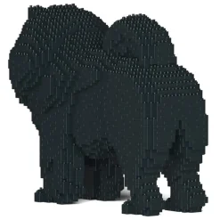Jekca - Chow Chow 02-M03 - Big - Lego - Sculpture - Construction - 4D - Brick Animals - Toys - Avvenice