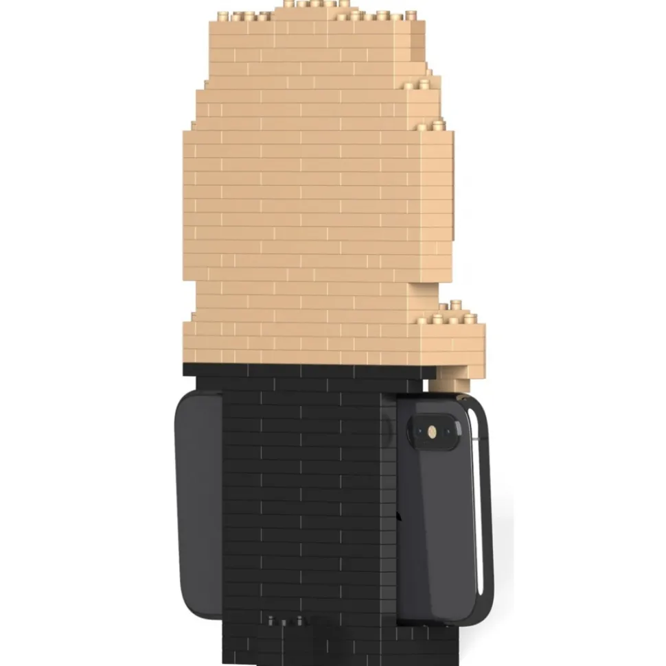Jekca - Chow Chow Phone Stand 01S - Lego - Sculpture - Construction - 4D - Brick Animals - Toys - Avvenice