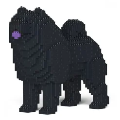 Jekca - Chow Chow 01S-M02 - Lego - Sculpture - Construction - 4D - Brick Animals - Toys - Avvenice